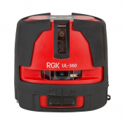Комплект: лазерный уровень RGK UL-360 + штатив приемник рейка